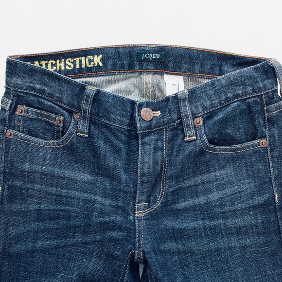 J.Crew Matchstick Dark Wash Jeans - Picture 3 of 3